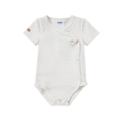 Bodysuit Bowknot Texture Fabric 363 OFF WHITE / 6M-12M