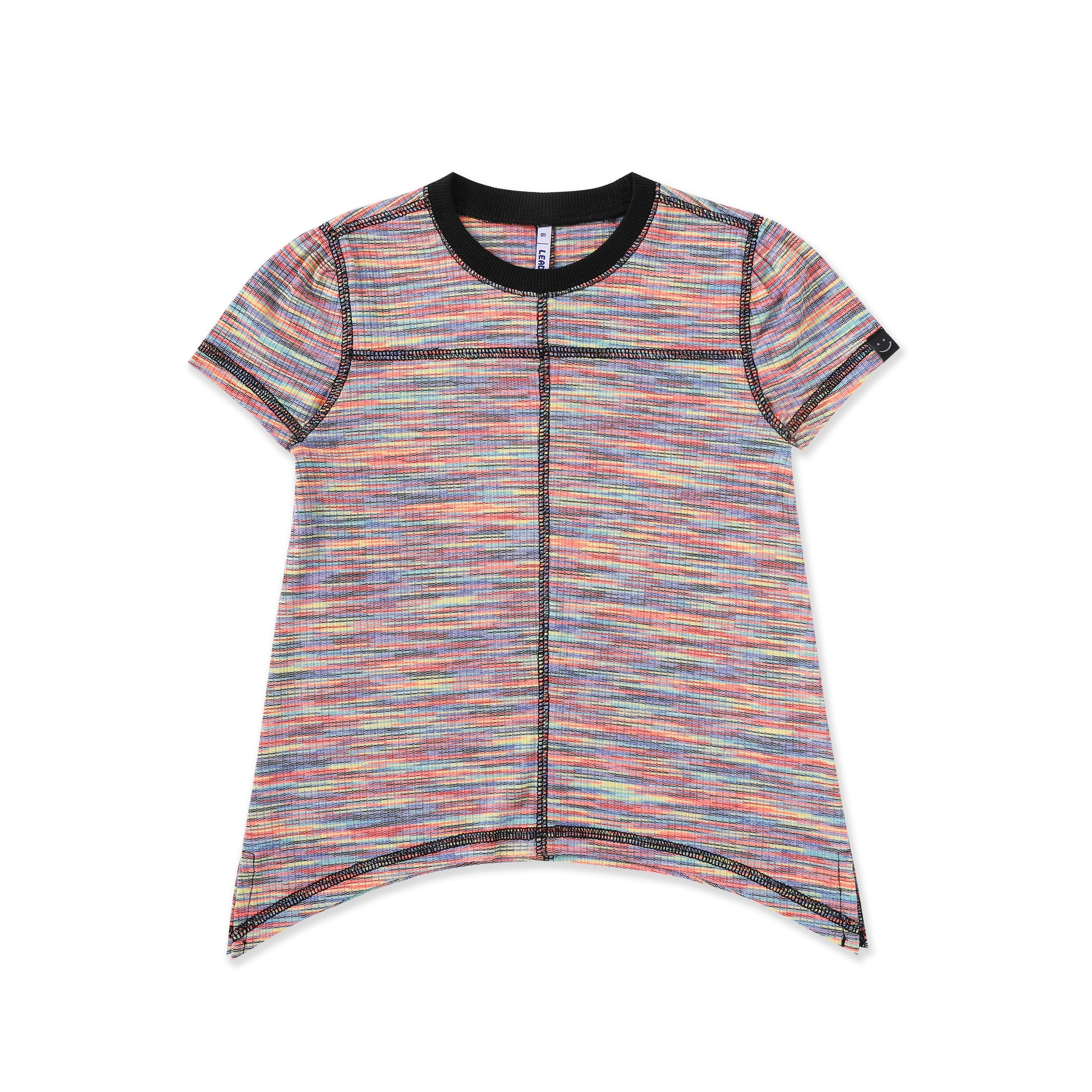 Black striped shirt 371 COLORFUL / 6