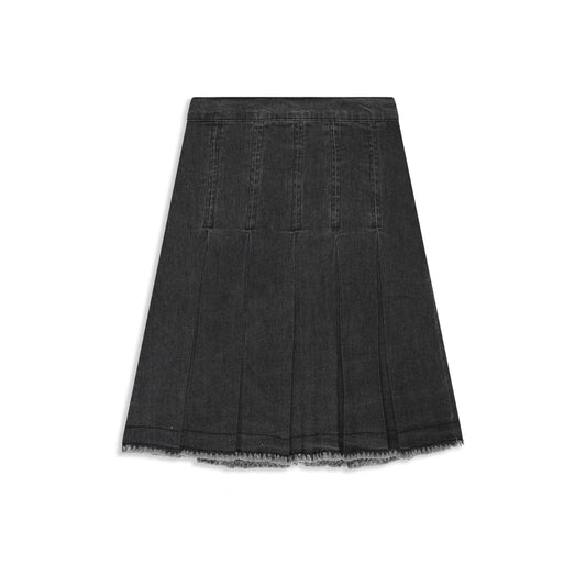pleated skirt 414 BLACK JEANS / 8