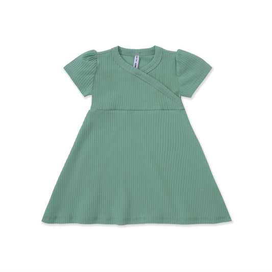 Baby Wrap Dress 428 GREEN / 6M-12M