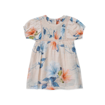 Short Sleeve Dress 444 PEACH / 6M-12M