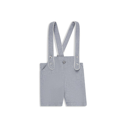 Linen-like overallls 465 BLUE / 2Y