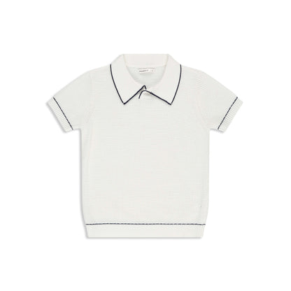 knitted polo 467 OFF WHITE / 7