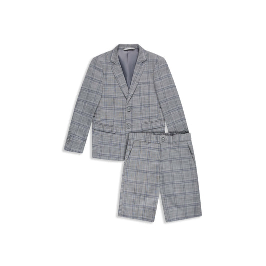 checkered Bermuda suit 499 GREY / 7