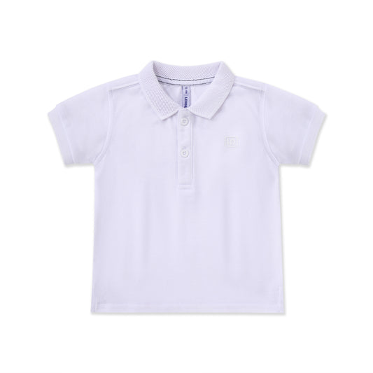 Polo Pique 873 WHITE / 12M-18M