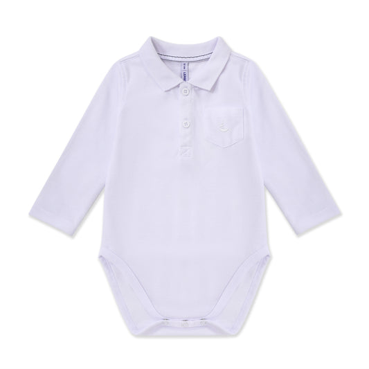 Bodysuit Long sleeve 875 WHITE / 12M-18M