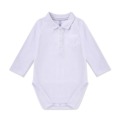 Bodysuit Long sleeve 875 WHITE / 12M-18M