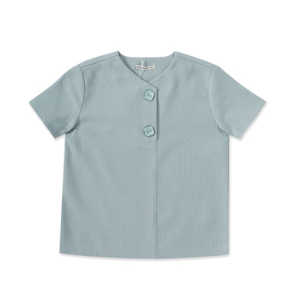 linen shirt 010 TORQUOISE / 6