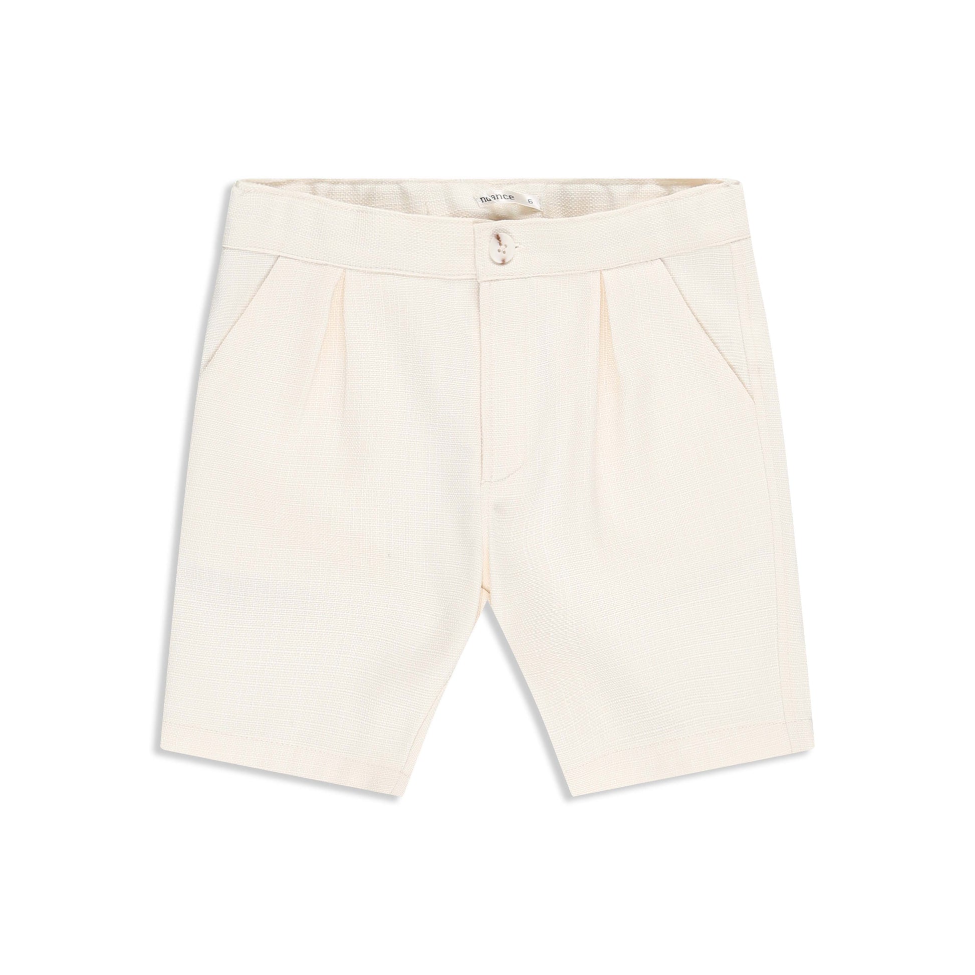 linen-like Bermuda 013 CREAM / 6