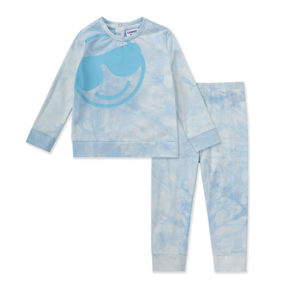 Tie dyed Set 205 BLUE / 18M-24M