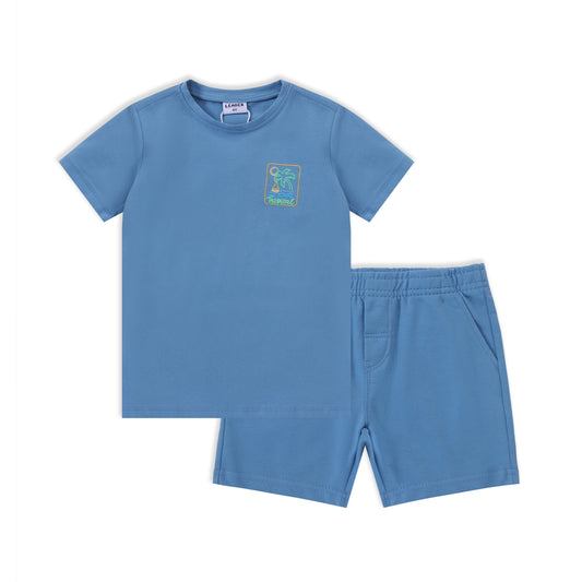 Tropical Neon Pattern Set 250 BLUE / 4