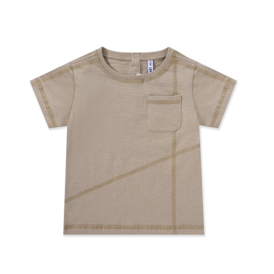 Flatlock Shirt 260 BEIGE / 6M-12M