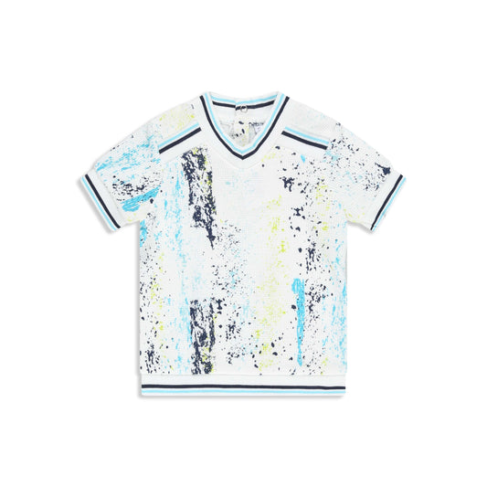 Printed Waffle Shirt 293 BLUE / 12M-18M