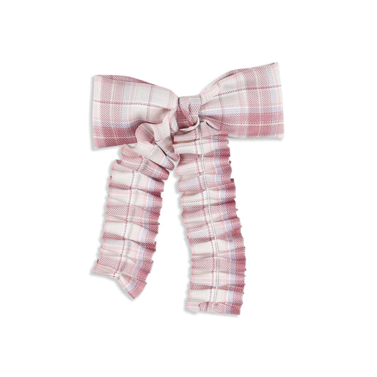Plaid bow COLORFUL / NS