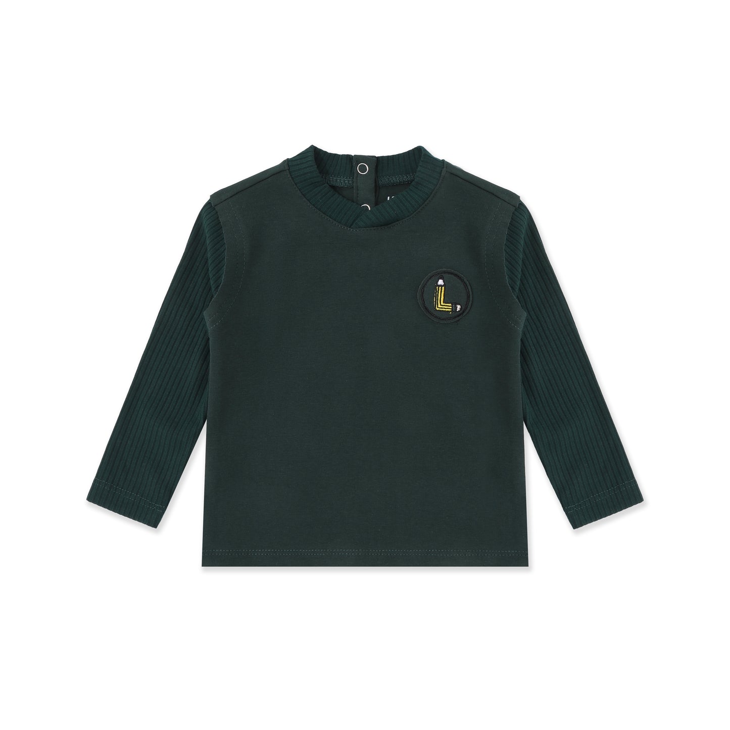 Pencil collection baby shirt 013 Green / 3-6M