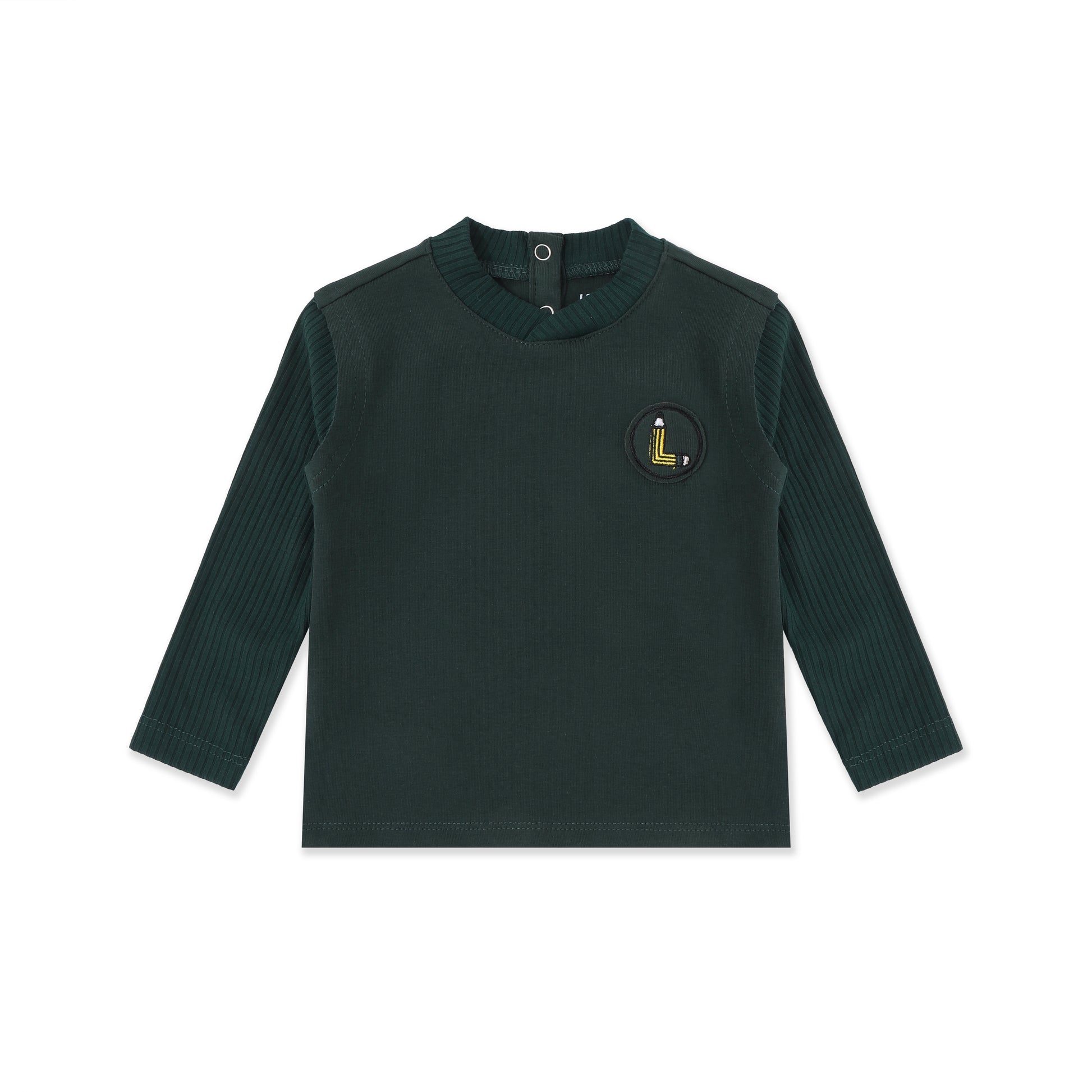 Pencil collection baby shirt 013 Green / 3-6M