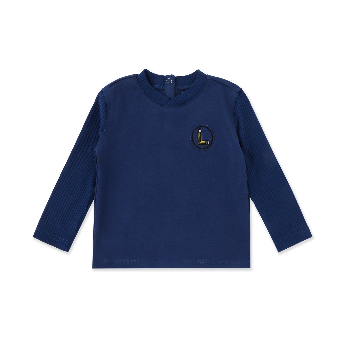 Pencil collection baby shirt 013 Blue / 3-6M