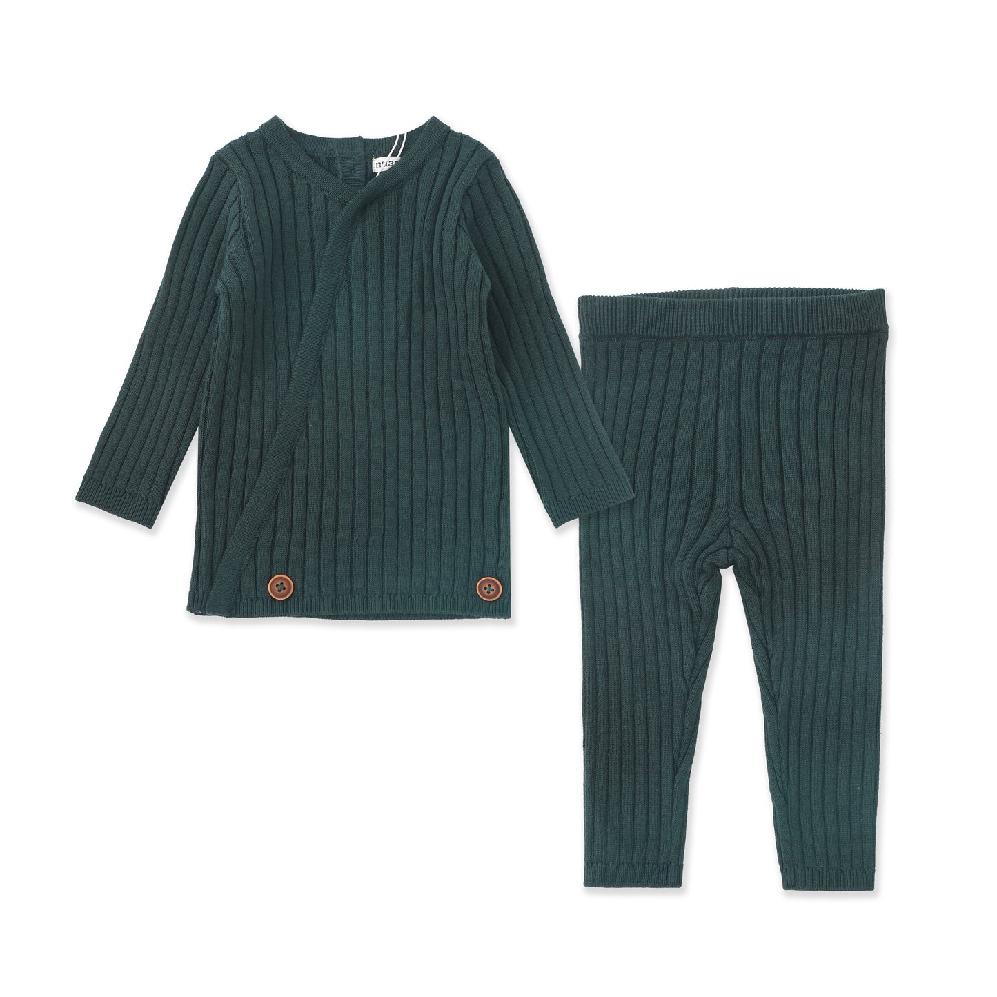 Baby boys knitted set 021 Green / 0-3