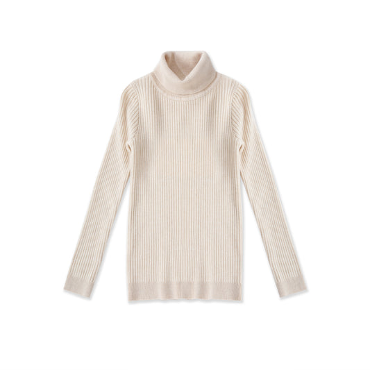 Girls turtleneck sweater 031 Cream / 7