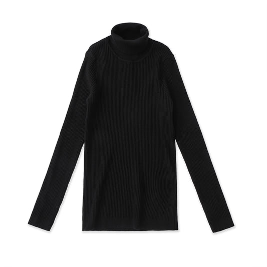 Girls turtleneck sweater 032 Black / 16