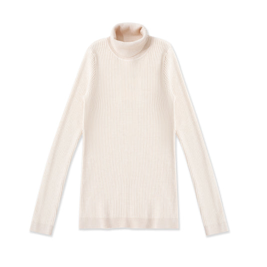Girls turtleneck sweater 032 Cream / 16