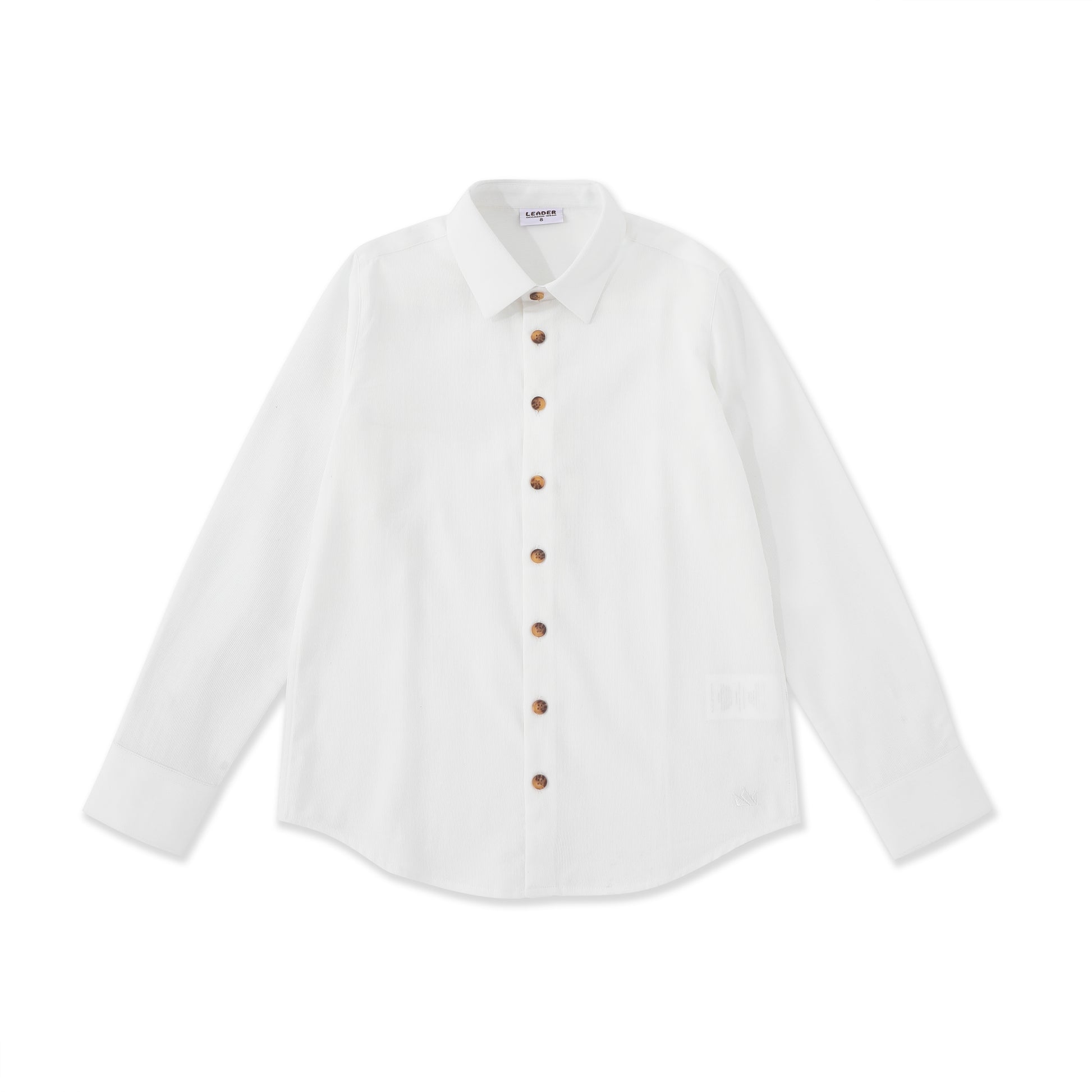 Textured button-down shirt 267 White / 16