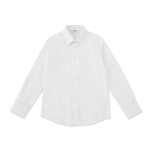 Textured button-down shirt 270 White / 16