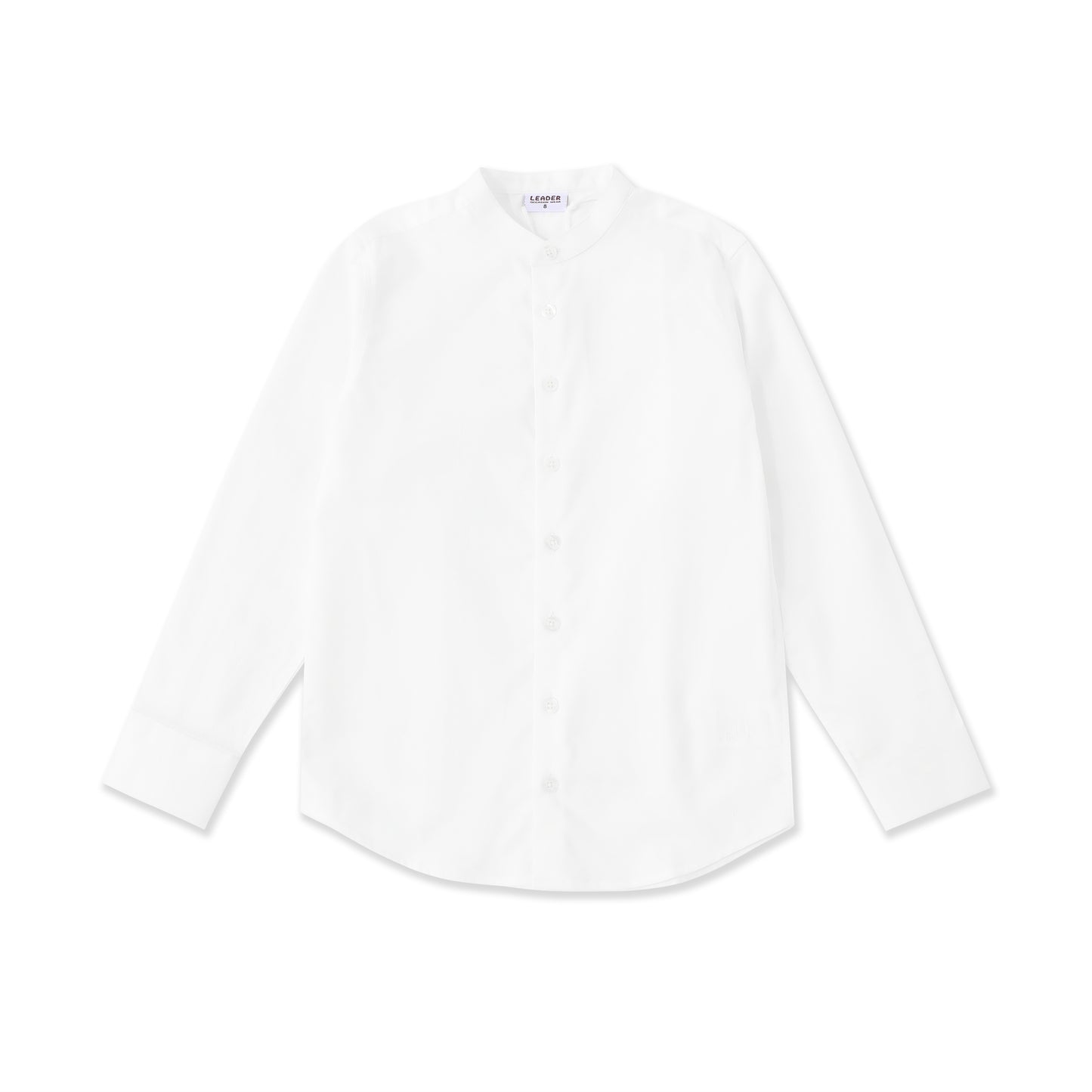 Textured Chinese collar shirt 271 White / 16