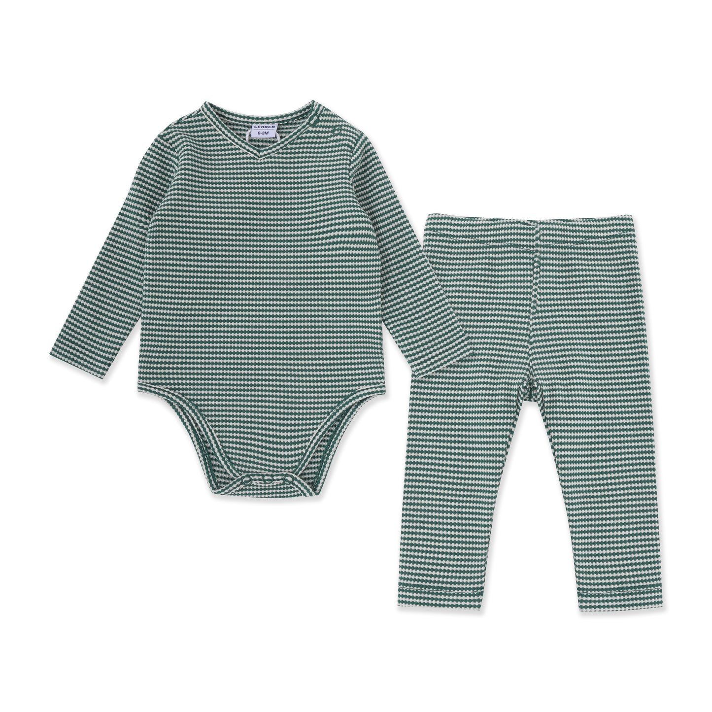 Little Stripe Set 005 Green / 0-3