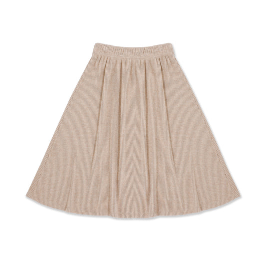 Ribbed skirt 042 Beige / 16