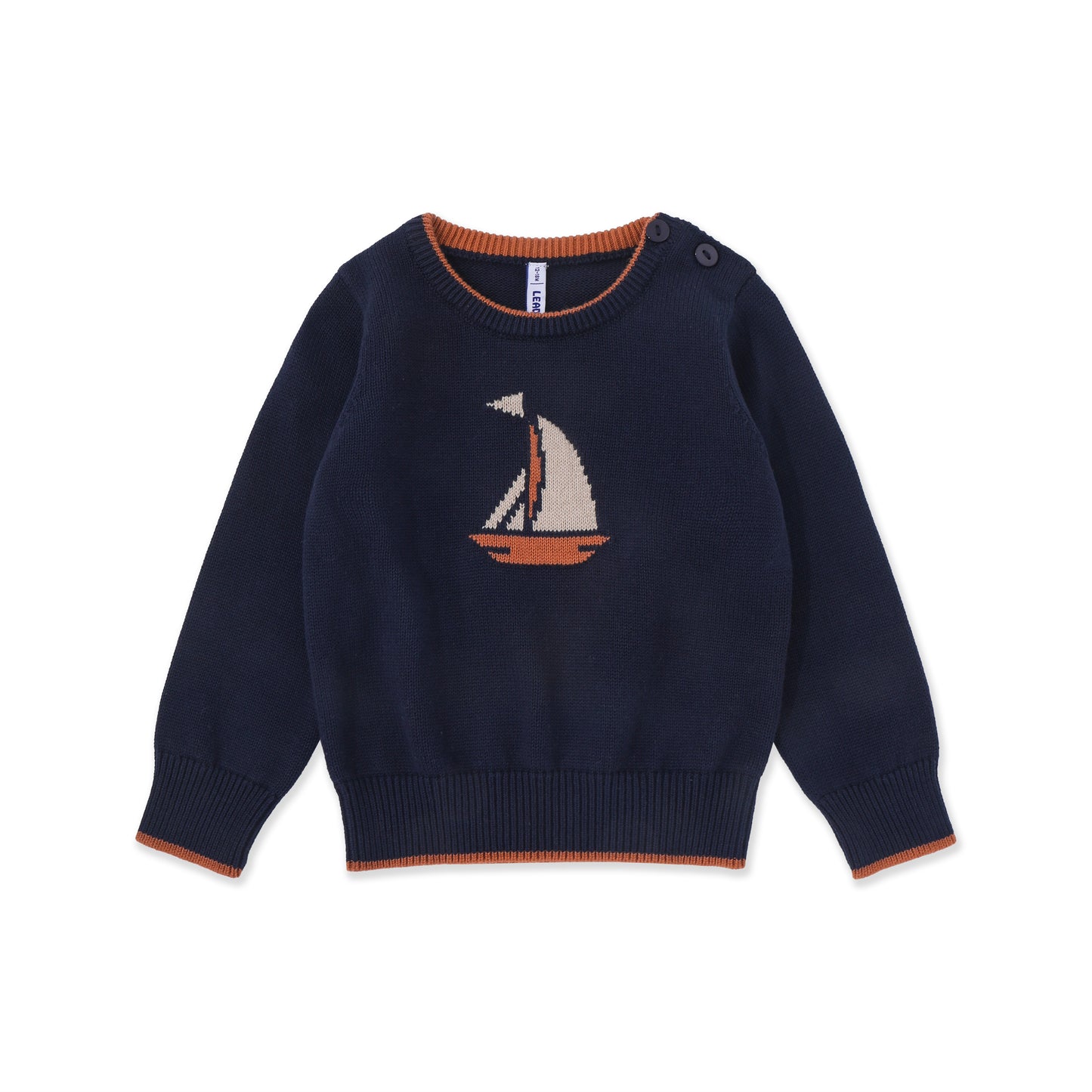 Adventure Baby Sweater – Nautical & Vehicle Knits 049 Navy / 182