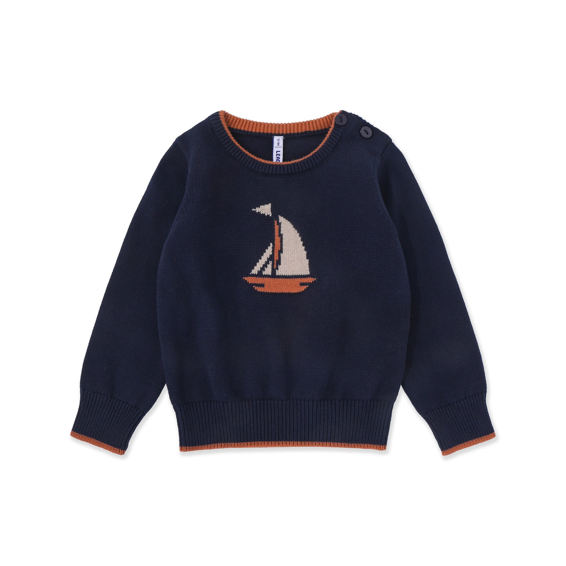Adventure Baby Sweater – Nautical & Vehicle Knits 049 Navy / 182