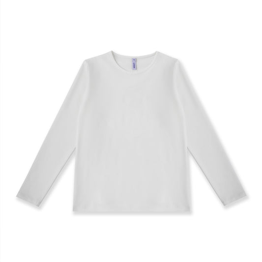 Long Sleeve Lycra Shell teens 631 Cream / 18