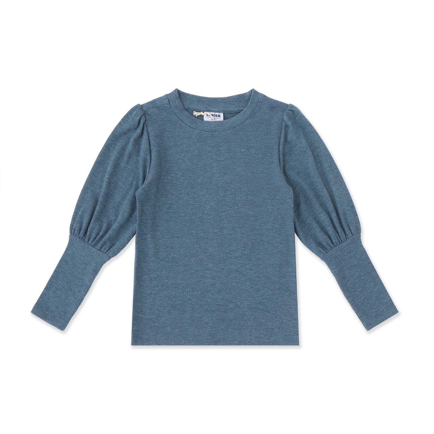 Waffle Layered Top Teens 004 Denim / 18