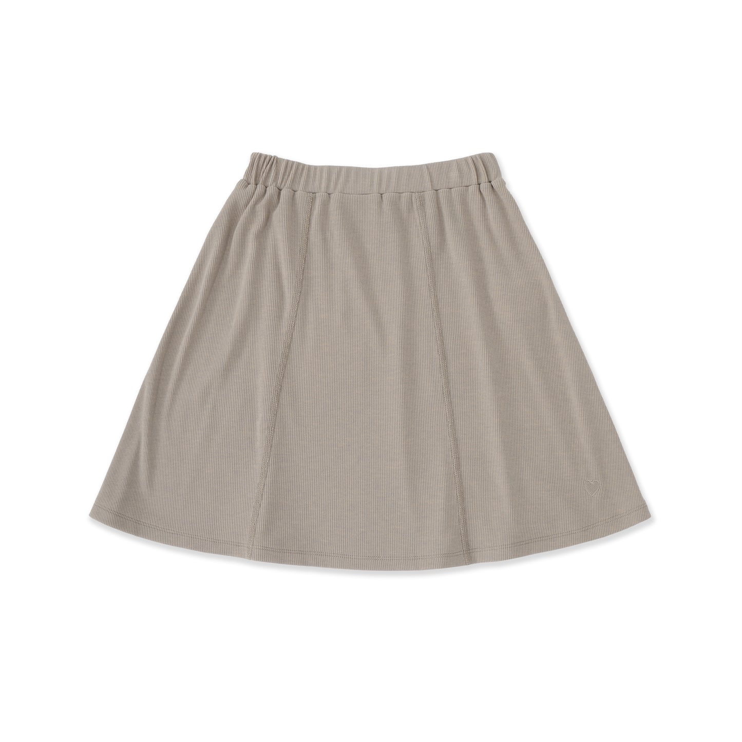 Waffle Flare Skirt 005 Beige / 12