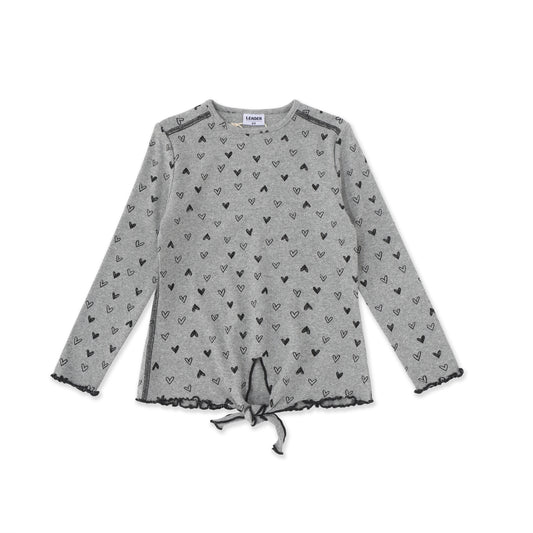 Soft Floral Knit Top 006 Grey / 14
