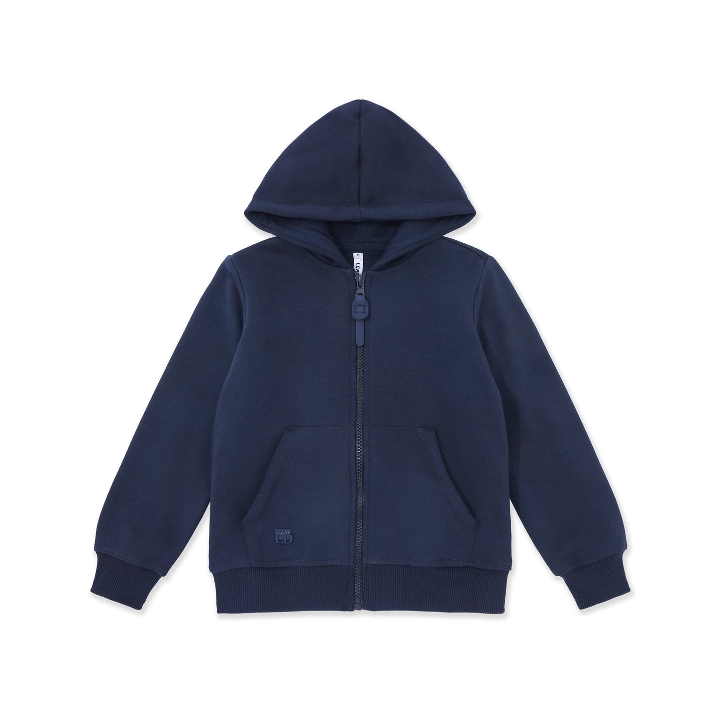 Boys Zip Hoodie 019 Navy / 10