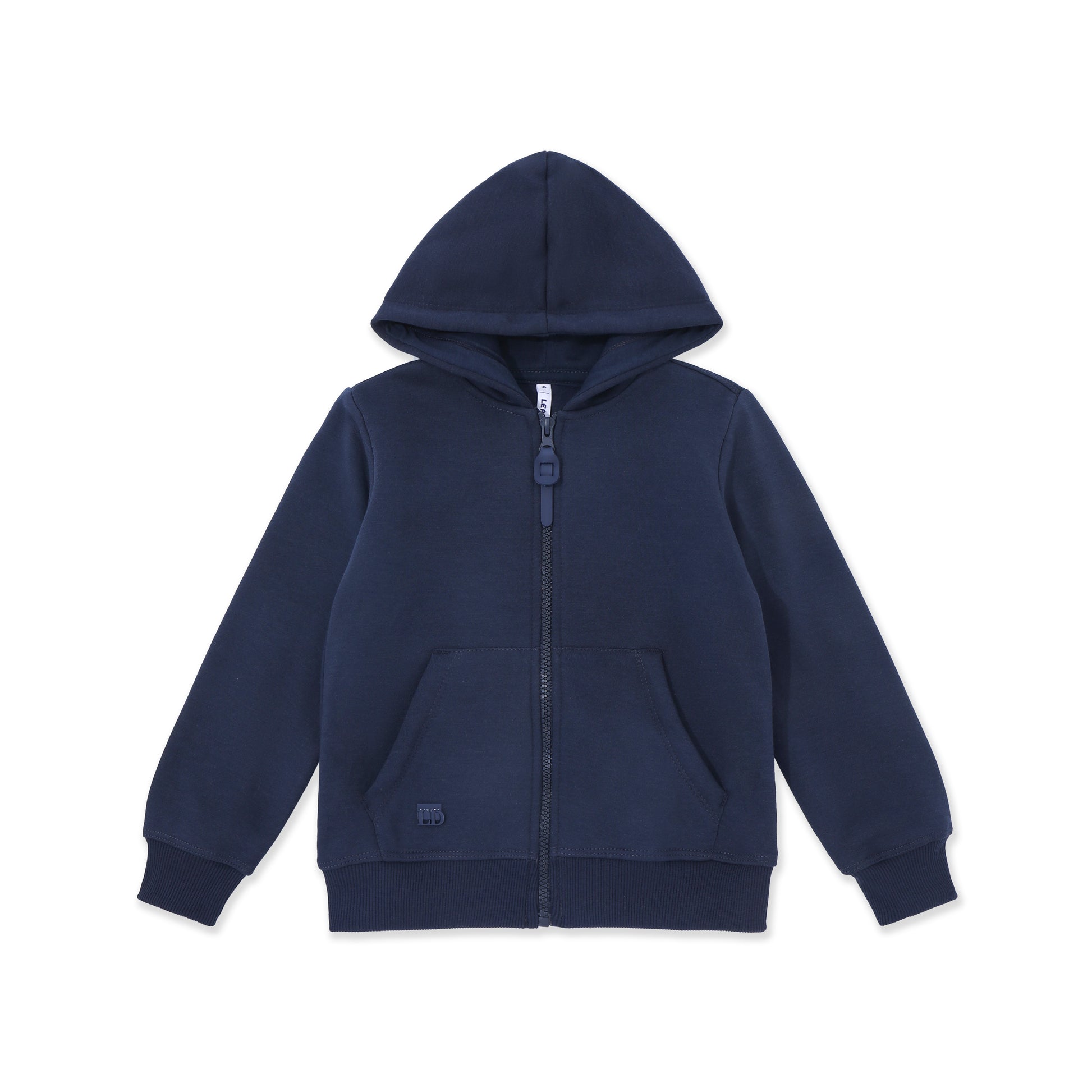 Boys Zip Hoodie 019 Navy / 10