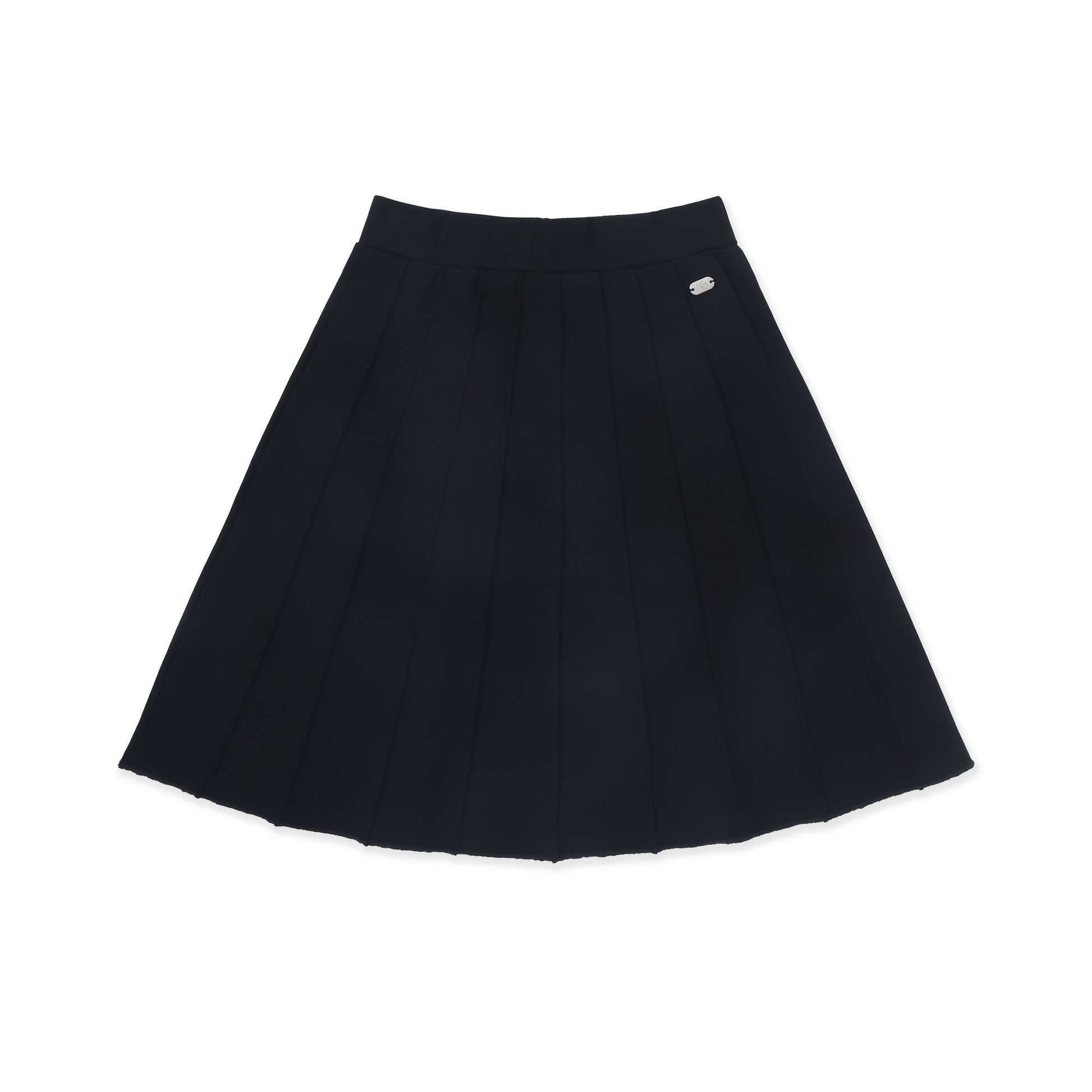 Pleated stiched skirt 040 Black / 18