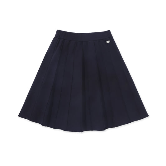 Pleated stiched skirt 040 Navy / 18