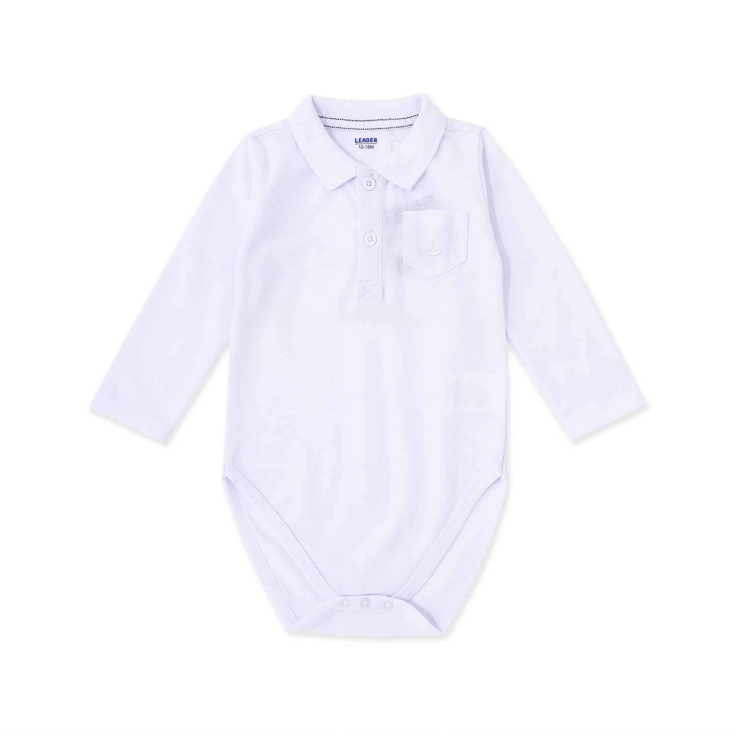 Long piqué white bodysuit 043 White / 182