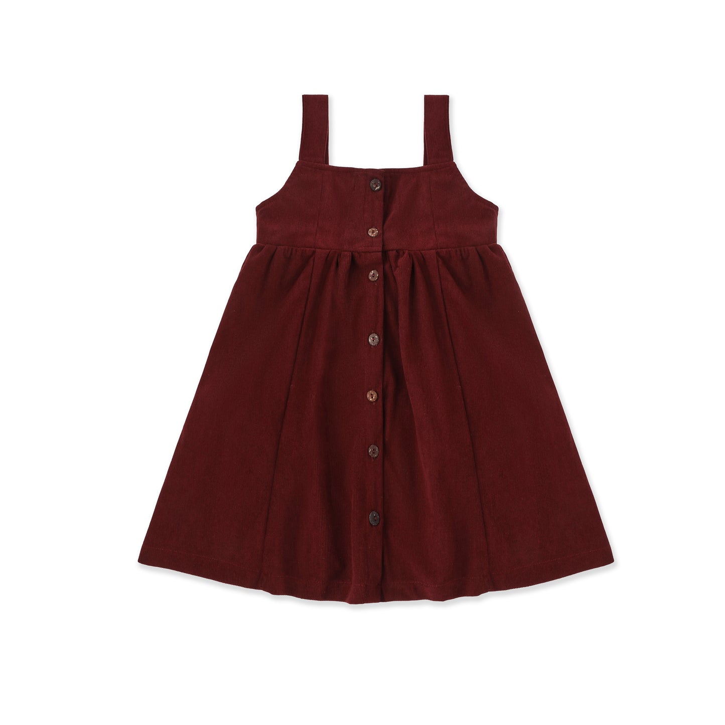 Corduroy Jumper Dress 061 Maroon / 12