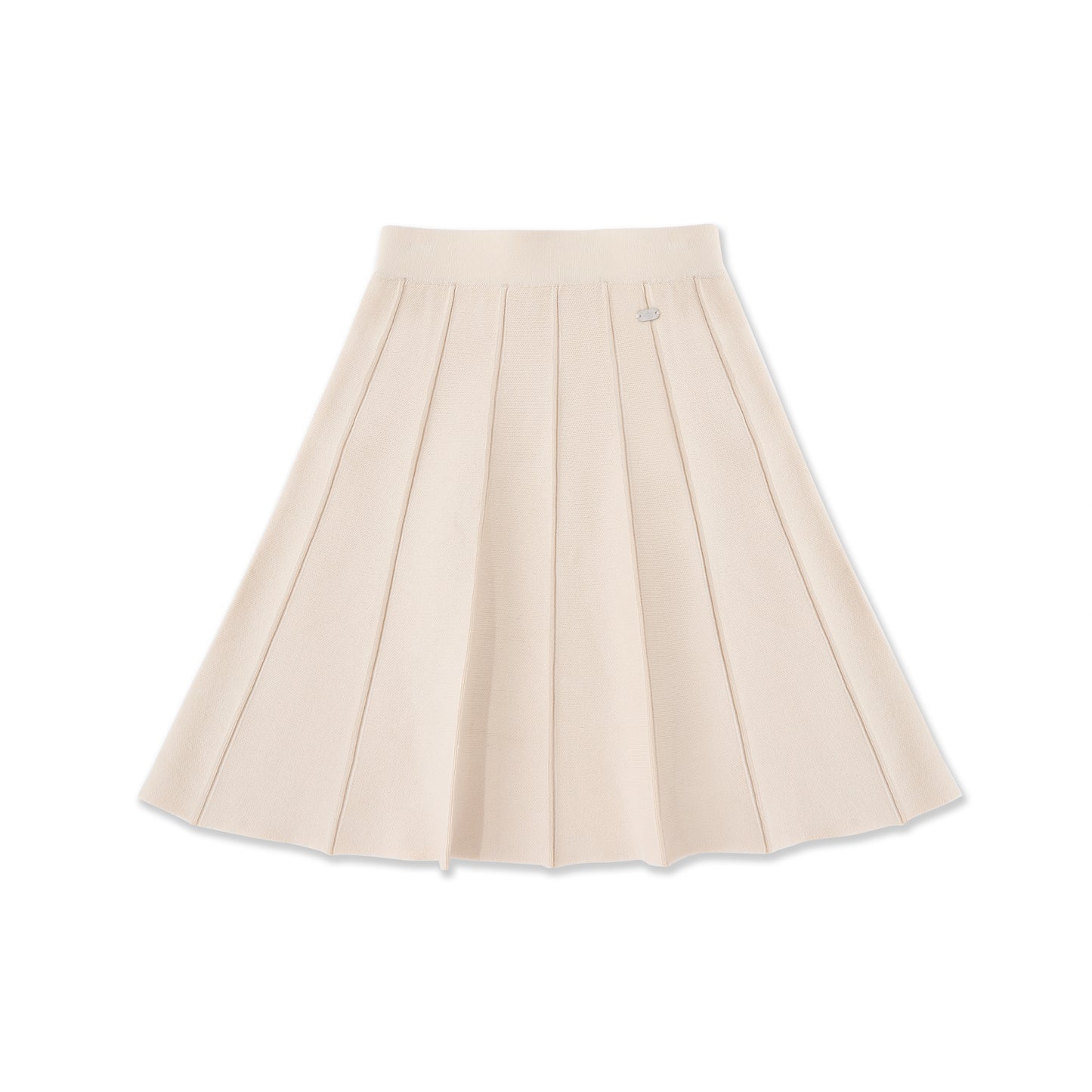 Pleated knit skirt 062 Cream / 8