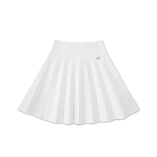 Pleated knit skirt 064 Cream / 8