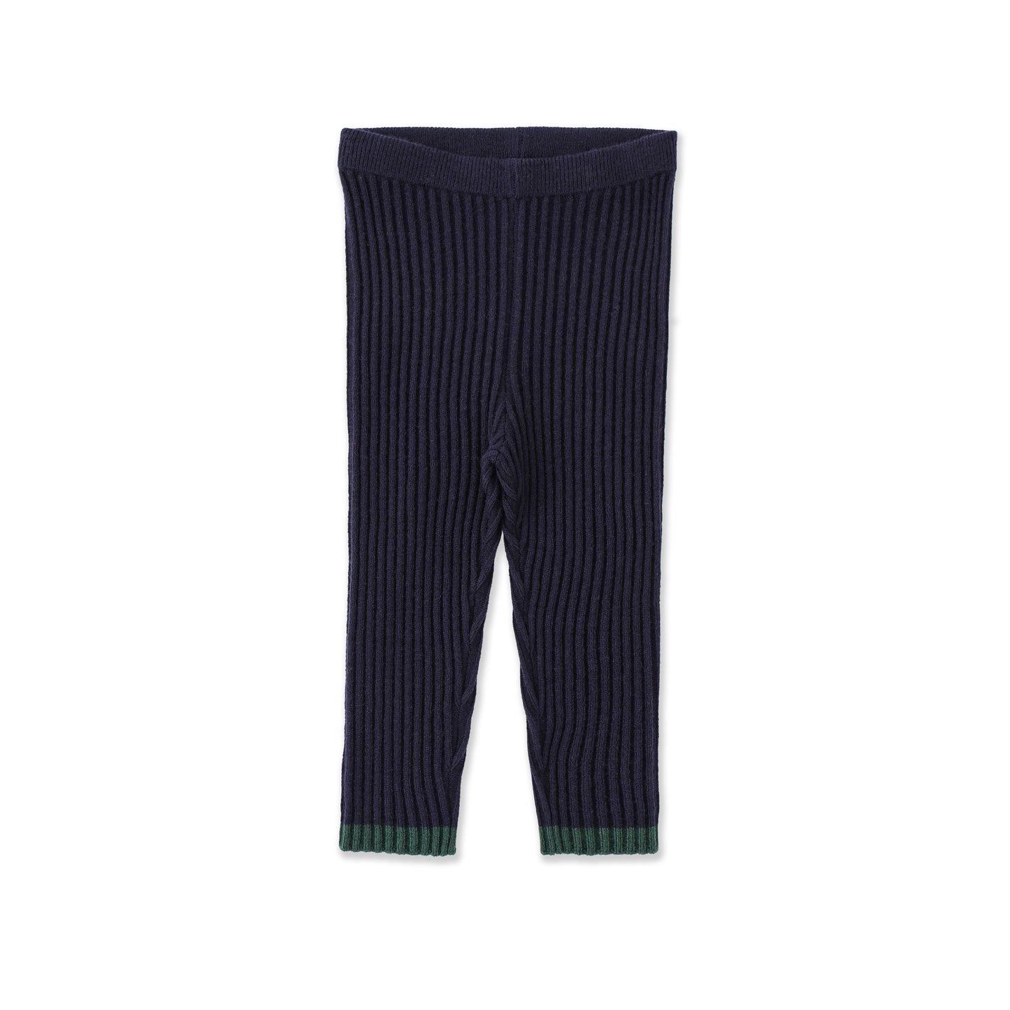 Mosaic Cable‑Block Leggings — Infant 067 Navy / 3-6M