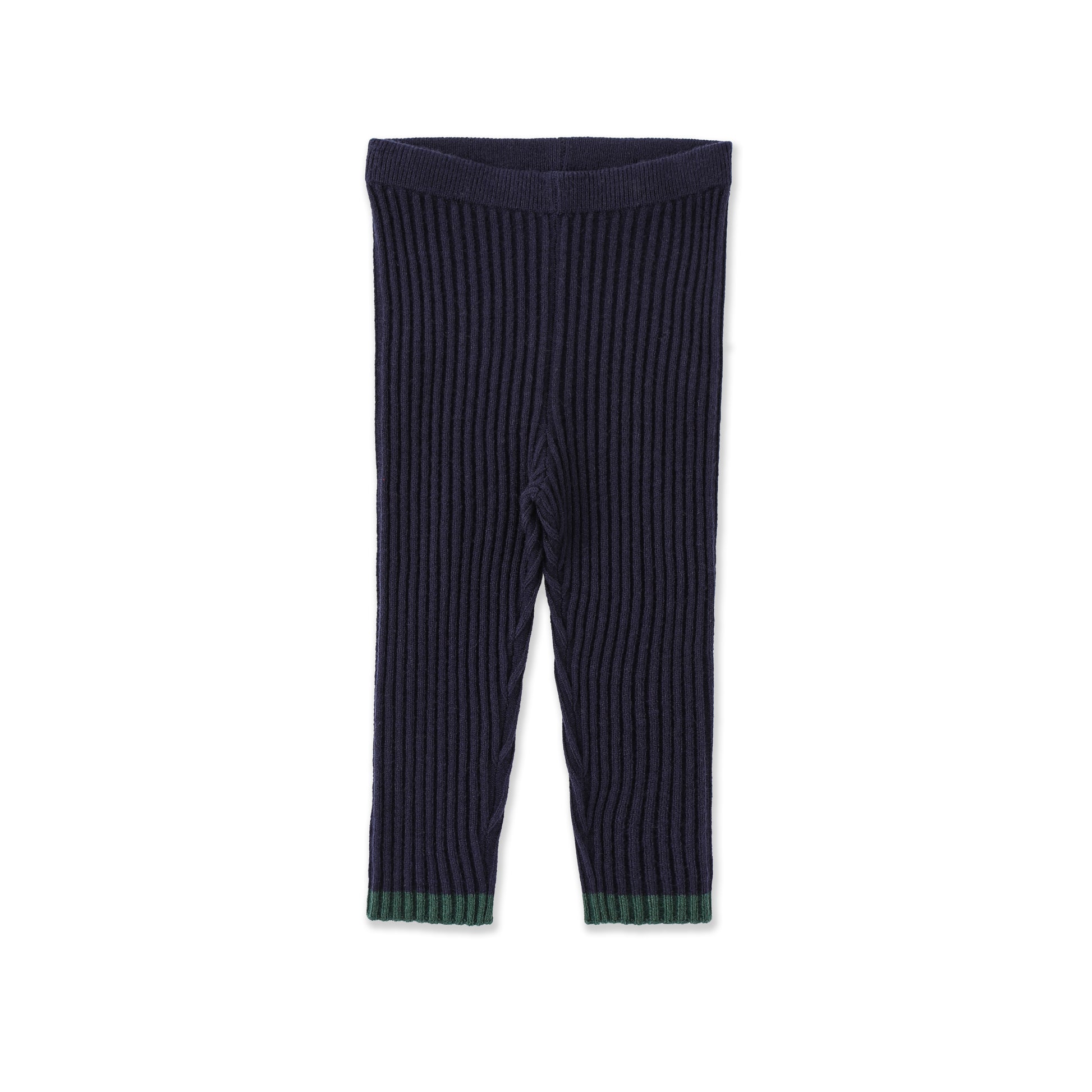 Mosaic Cable‑Block Leggings — Infant 067 Navy / 3-6M