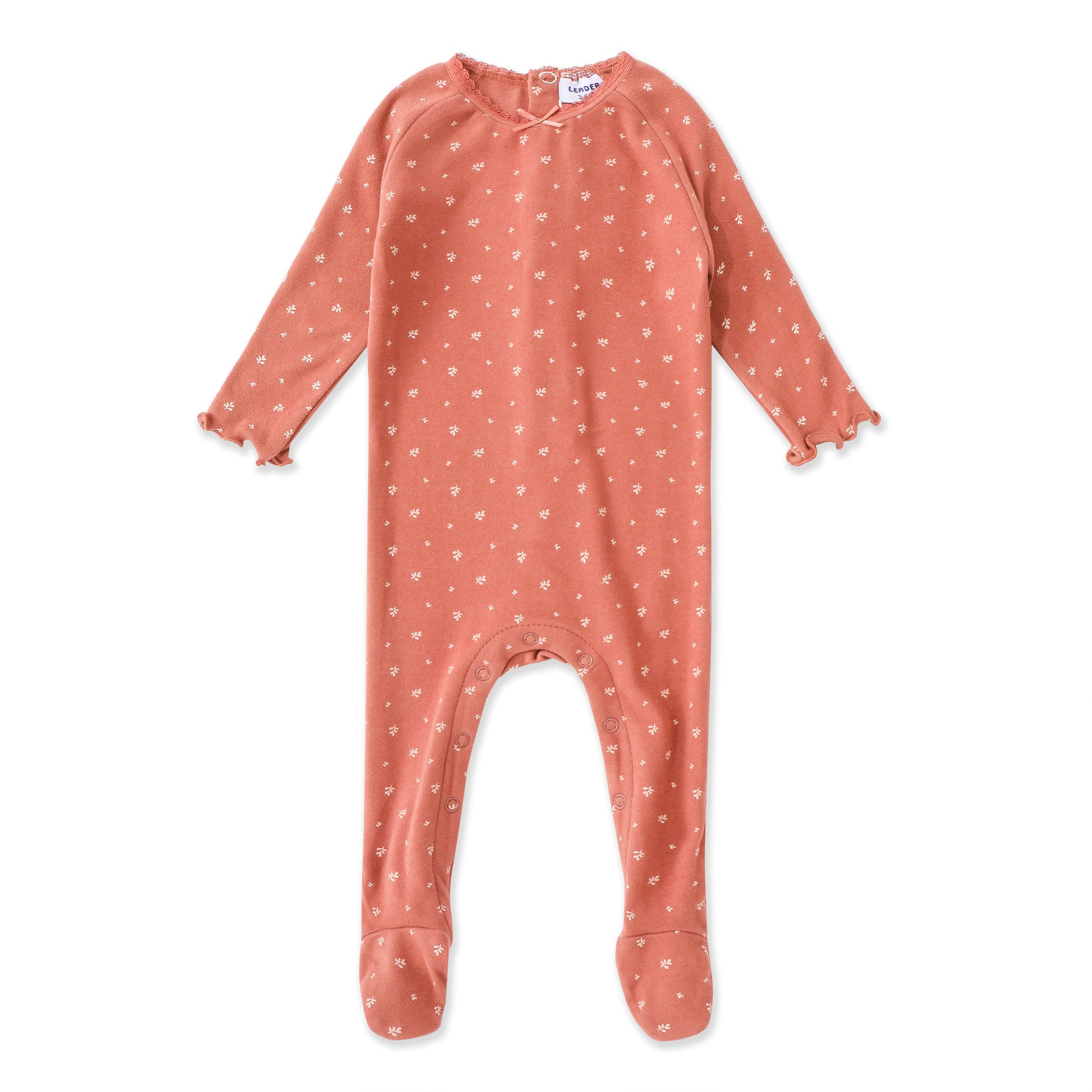 Starry Snuggles Footie Pajama 233 Maroon / 3-6M