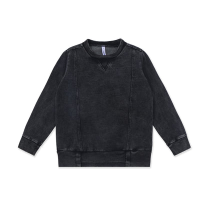 Acid Wash Crewneck Sweatshirt 240