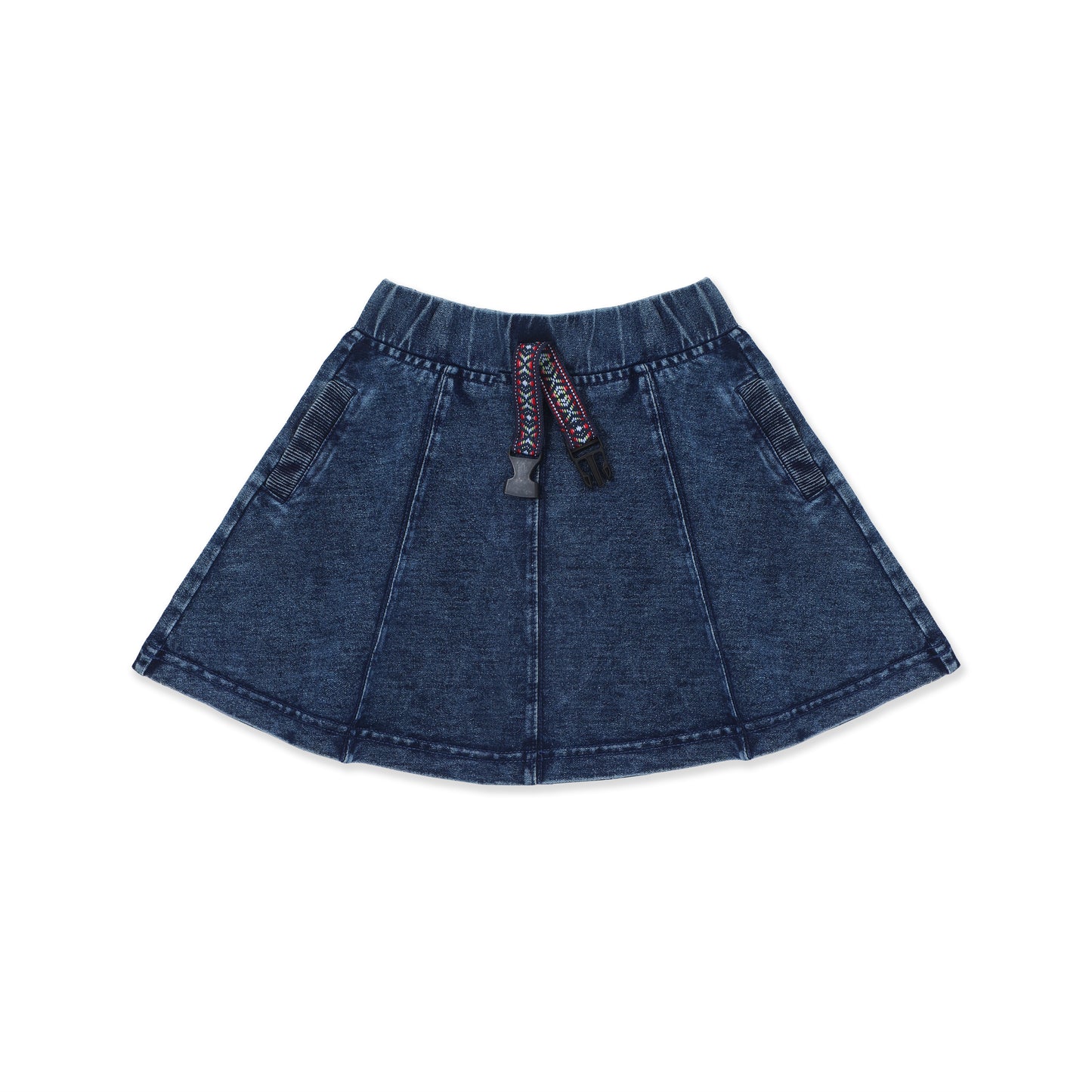 Acid Wash Panel Skirt 243 Blue / 8