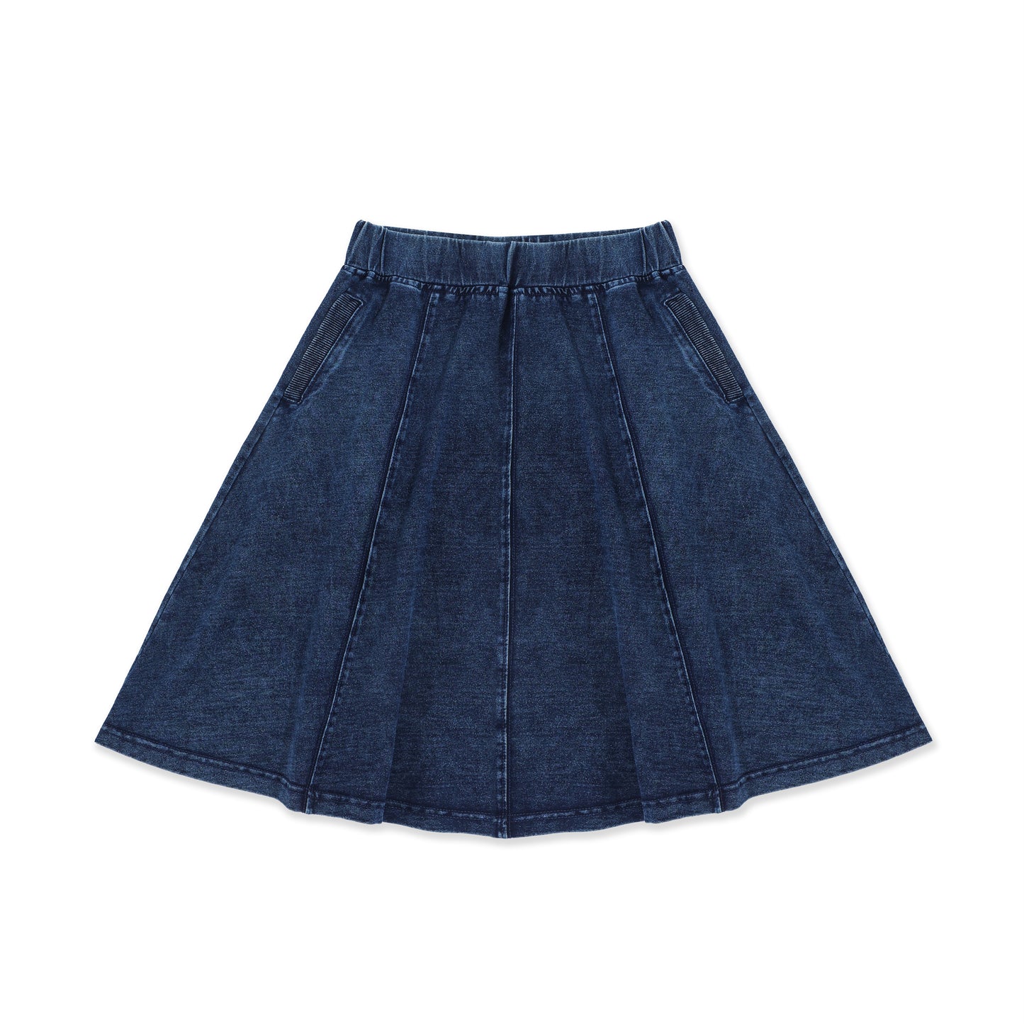 Acid Wash Panel Skirt — Teens 244 Blue / 16